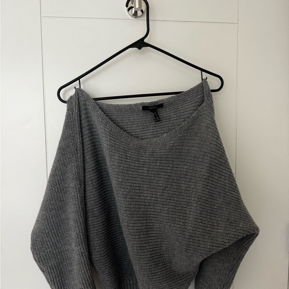 Gray Knit Sweater